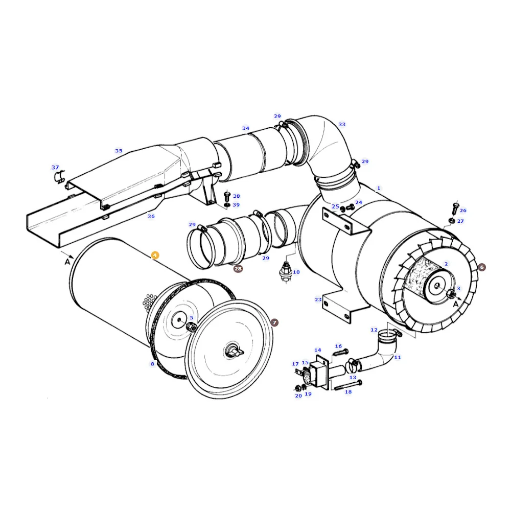 AGCO - FCF385202090010 - Fendt Außenluftfilter