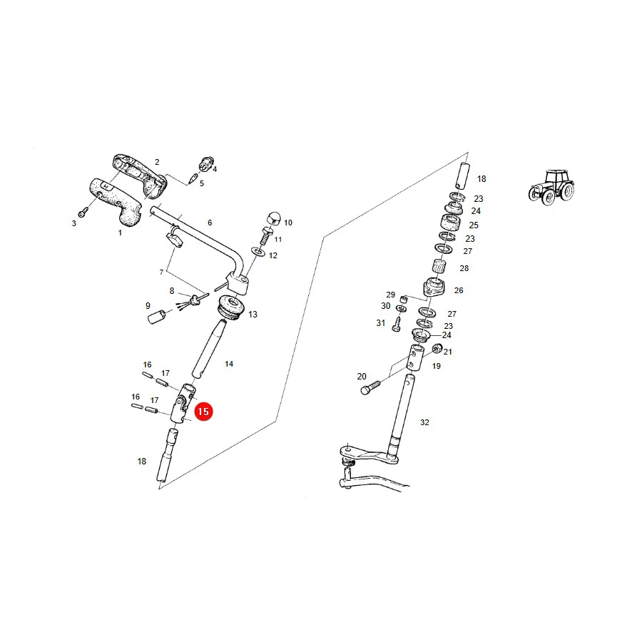 AGCO - G199104360020 - Gelenkwellenstrang Fendt
