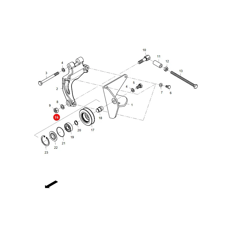 AGCO - G199552020011 - Rolle Fendt