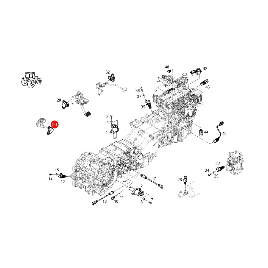 AGCO - G339970020050 - Fendt Drehzahlsensor