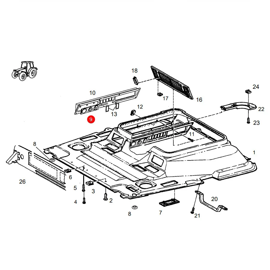 AGCO - G515550070020 - Fendt Klimaanlagen-Thermostat