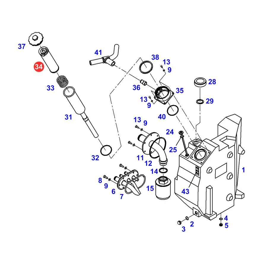 AGCO - G716860060310 - Hydraulikölfilter Fendt
