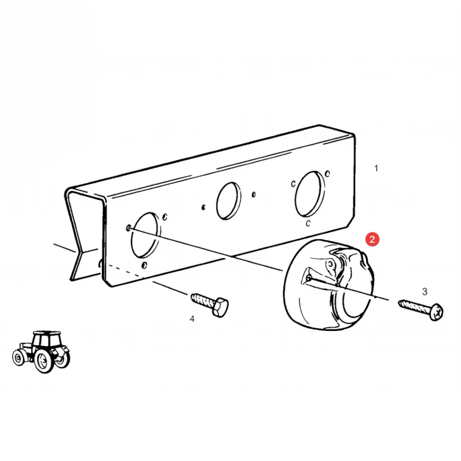 AGCO - G716900070010 - Elektrische Steckdose