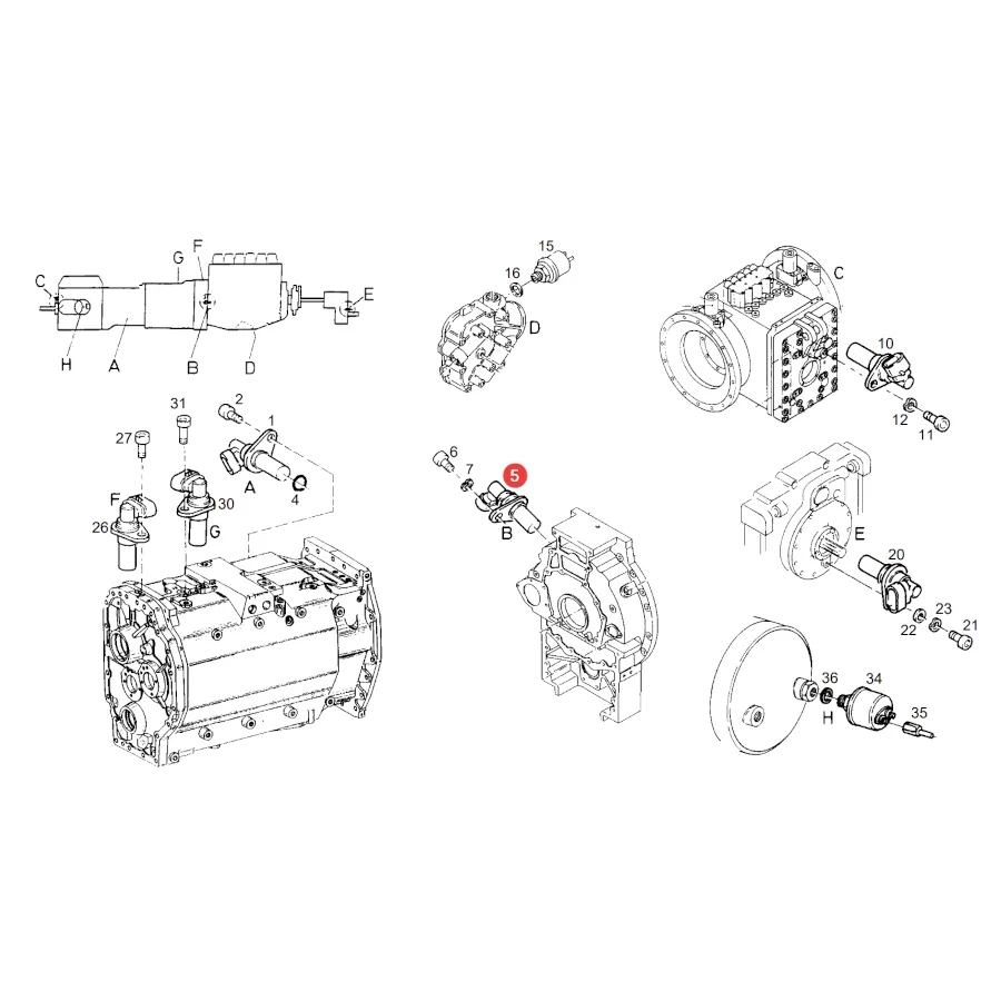 AGCO - G816970020040 - Motordrehzahlsensor Fendt Massey Ferguson