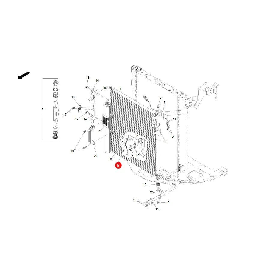 AGCO - G931812140150 - Fendt  Kondensator-Temperatursensor