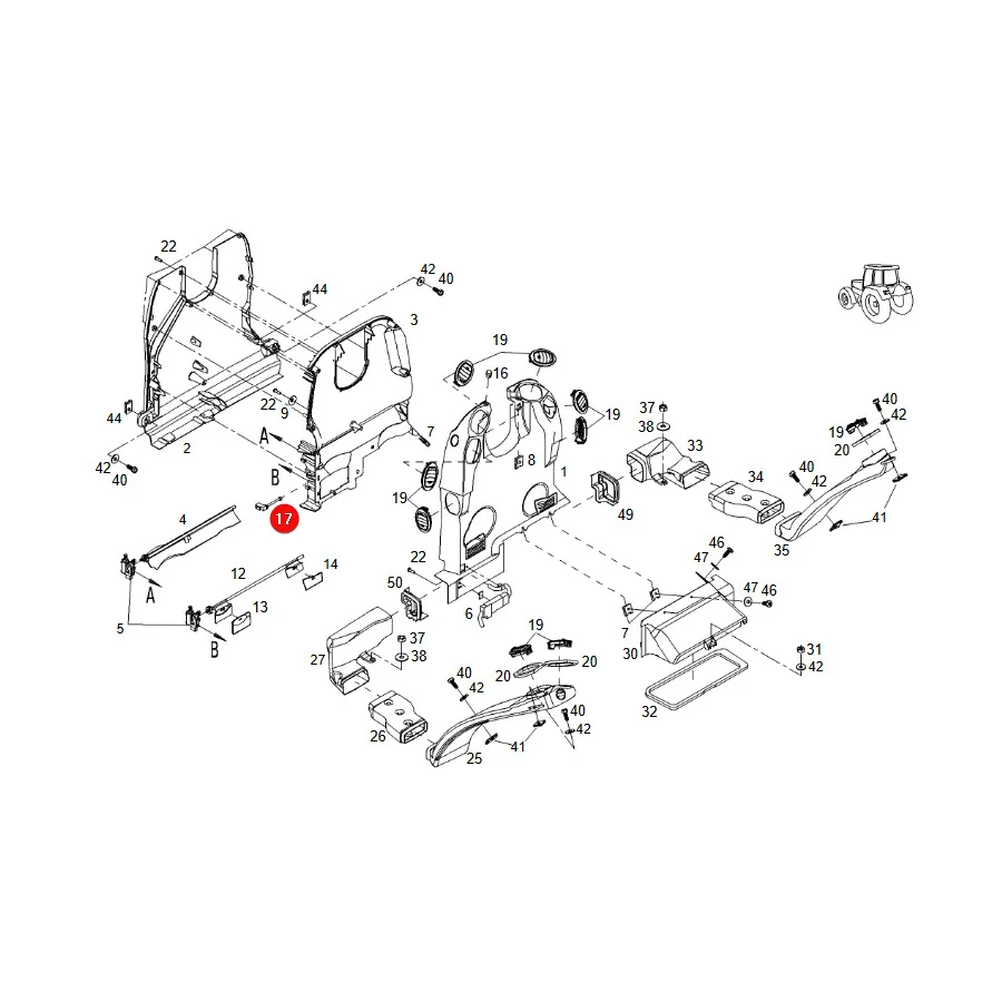 AGCO - G931812140180 - Fendt Kabinen-Temperatursensor
