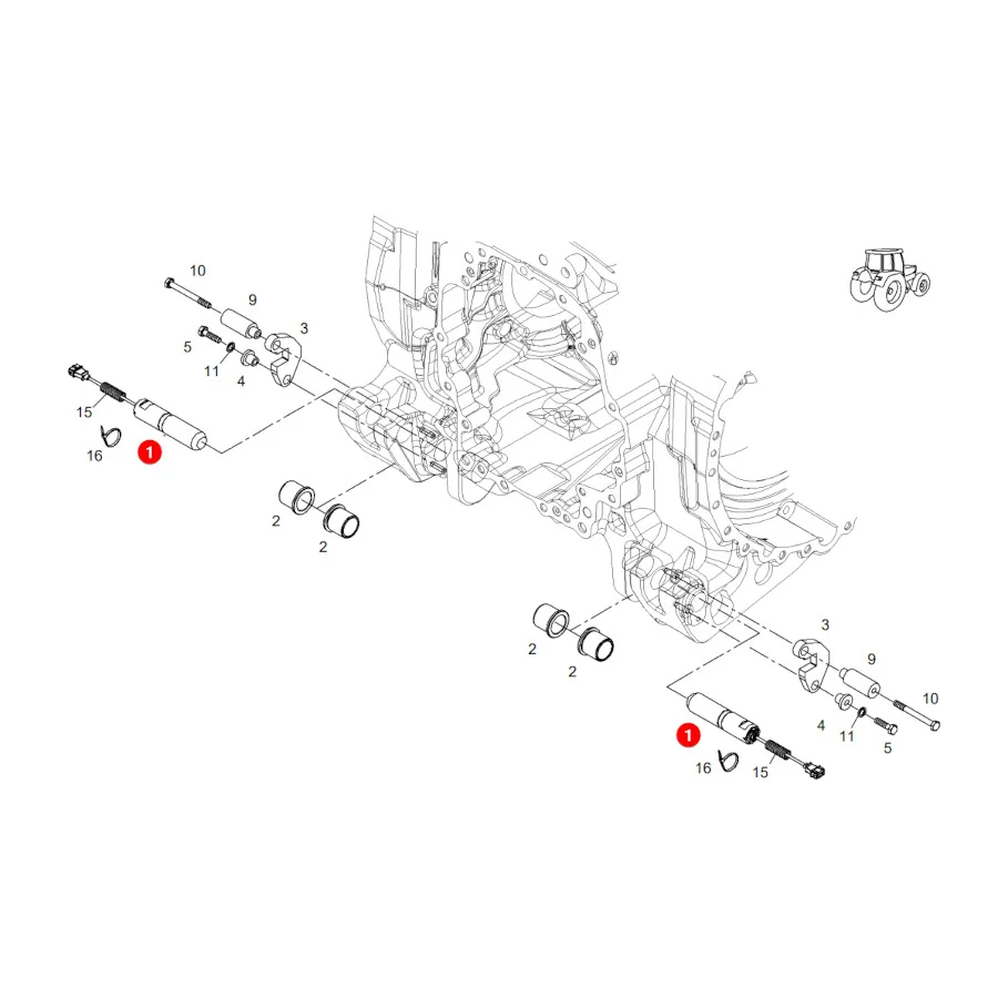 AGCO - G931860070011 - Zugbolzen Fendt