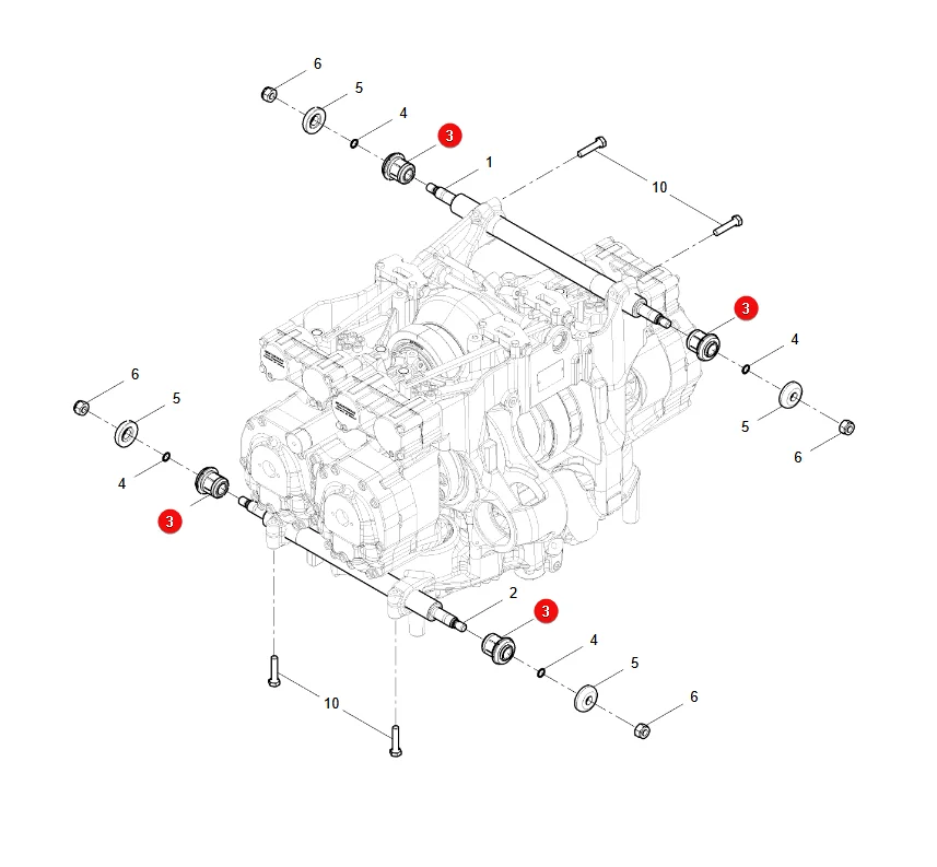 AGCO - H218PB010101A - Buchsenstange 22mm Vario-Getriebe Fendt