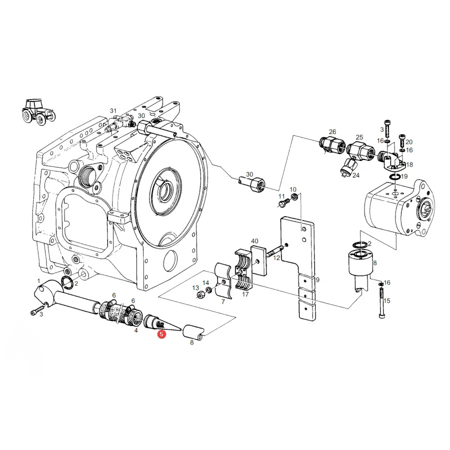 AGCO - H278950130020 - Vorfilter Fendt