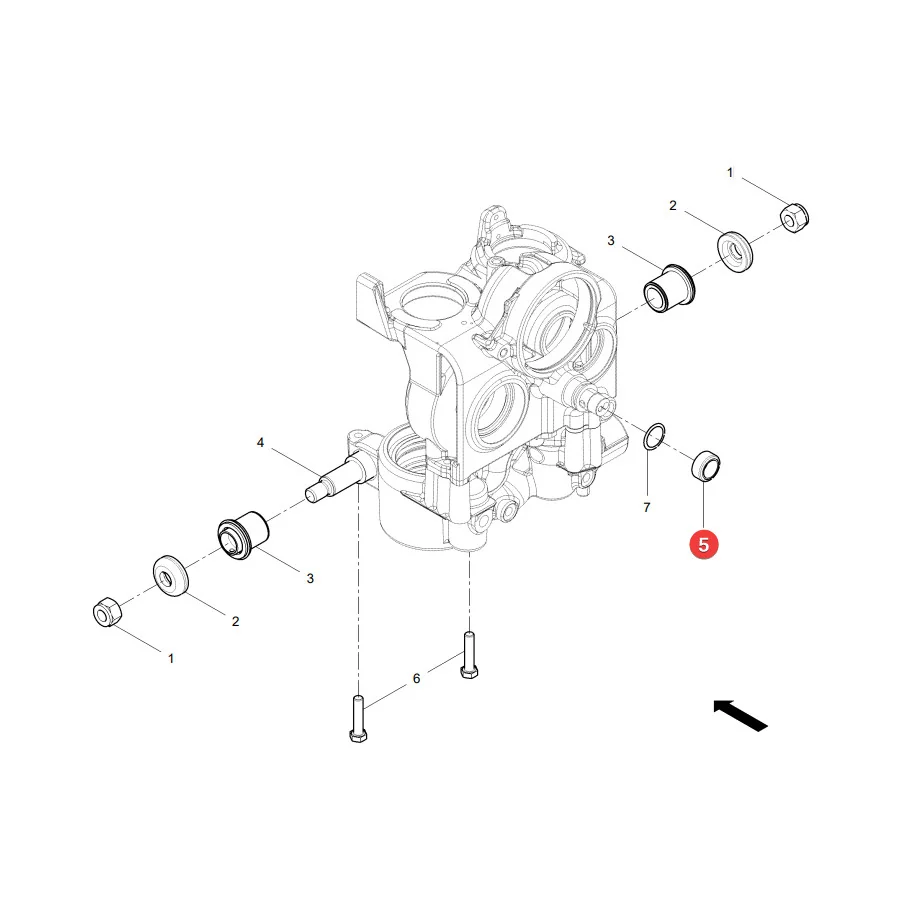 AGCO - H339100630010 - Distanzhülse Fendt