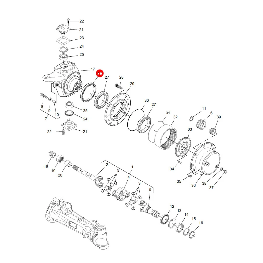 AGCO - H524300020100 - Fendt Simmerring