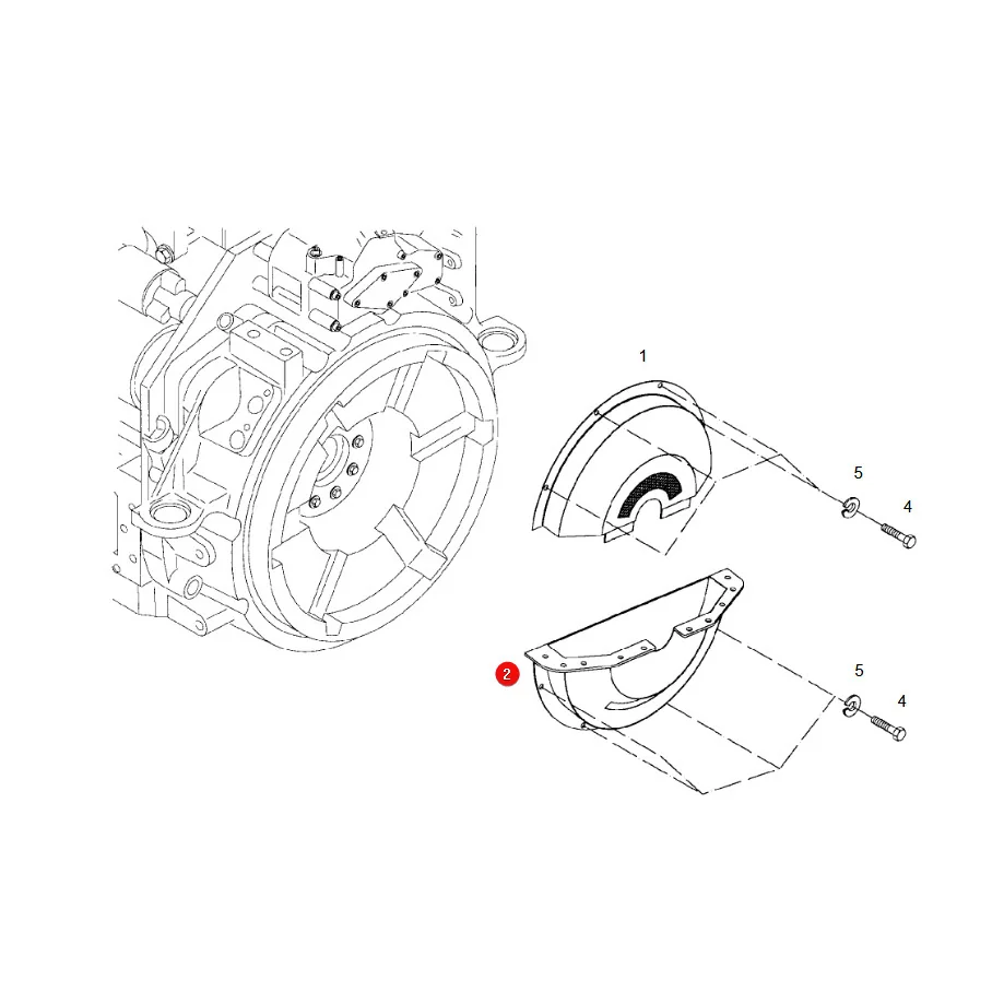 AGCO - H716201010020 - Schwingungsdämpferabdeckung Fendt