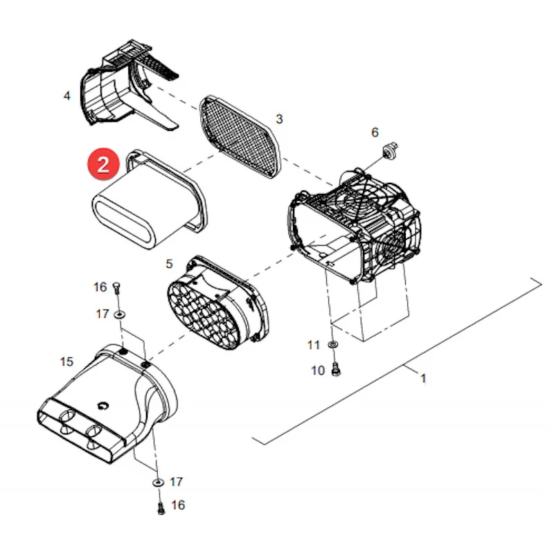 AGCO - H737200092100 - Außenluftfilter Fendt