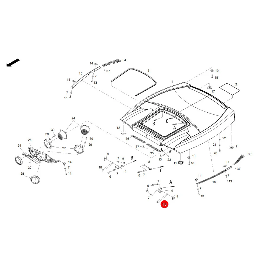 AGCO - H816810020100 - Gasdruckfeder Fendt