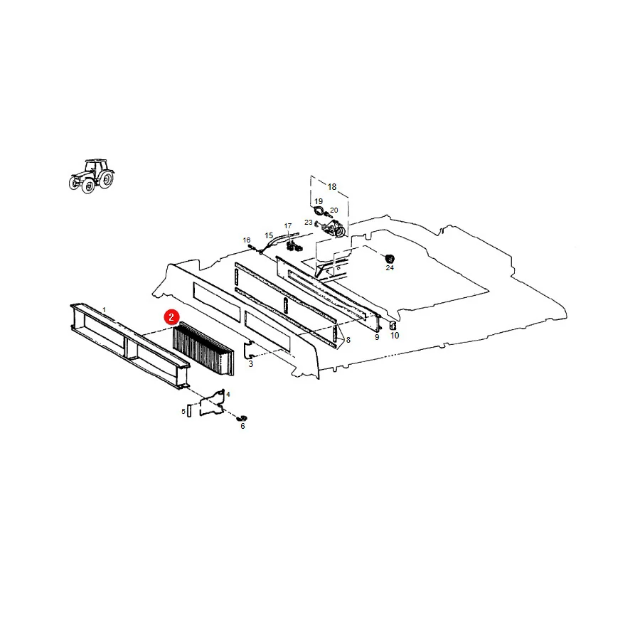 AGCO - H816810140101 - Kabinenfilter Fendt