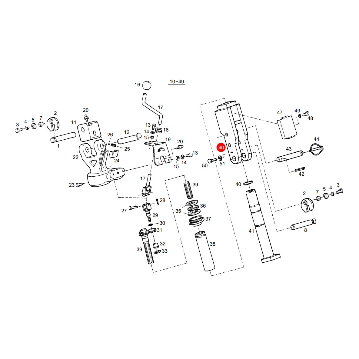 AGCO - H816870030040 - Gabelstaplerarm TUZa Fendt