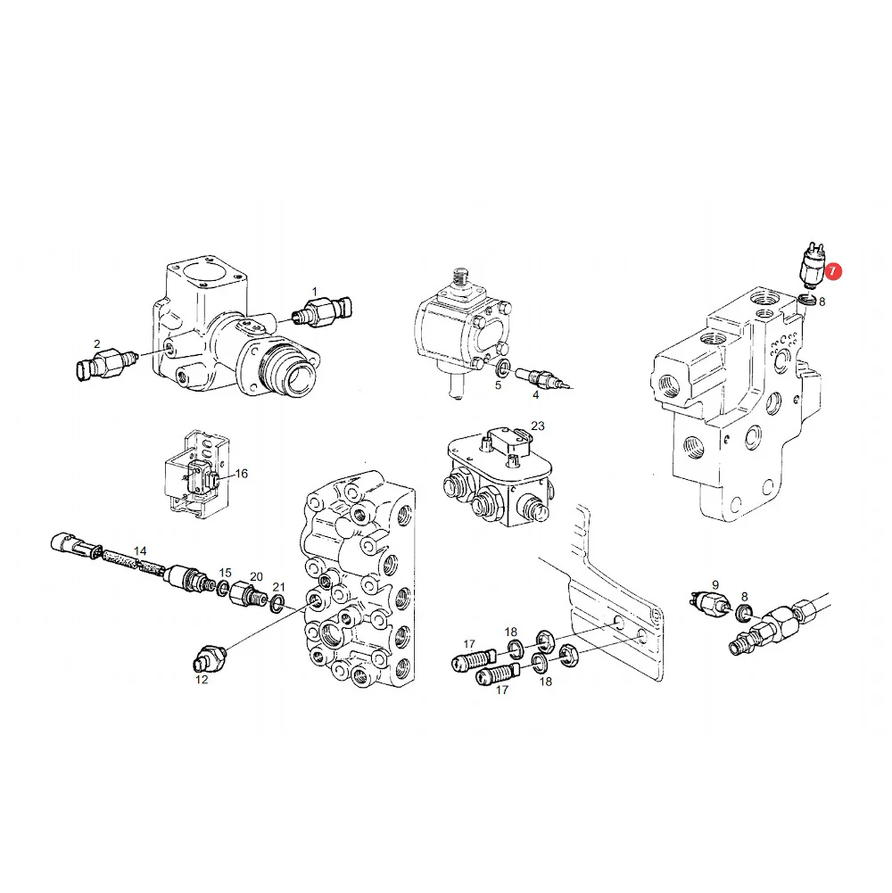 AGCO - H816900020010 - Hydrauliköldrucksensor Fendt