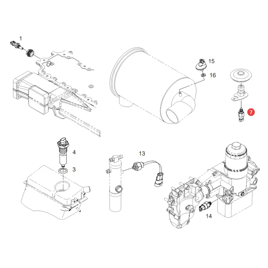 AGCO - H816900150011 - Fendt Schubstangensensor