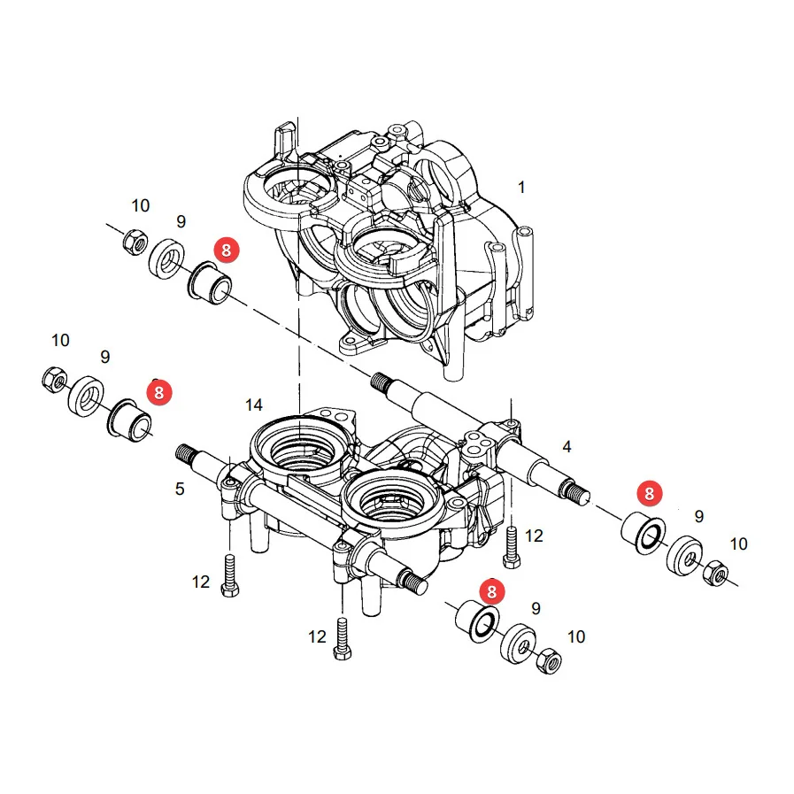 Agco - H916100630010 - Gummibuchse 28mm Vario-Getriebeaufhängung Fendt