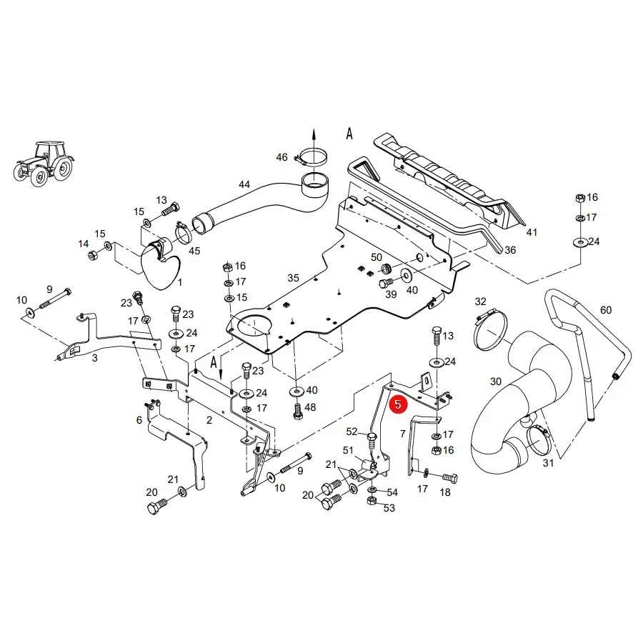 AGCO - H931202090180 - Halterung Fendt