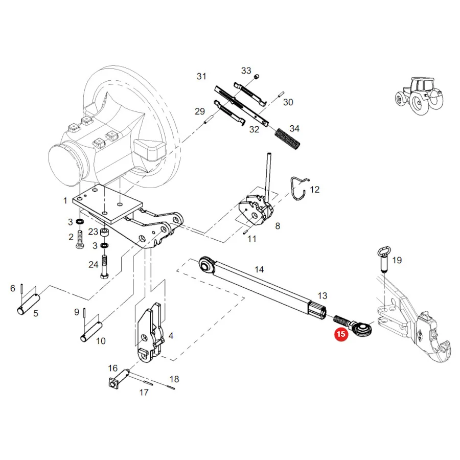 AGCO - H931870040070 - Gelenklenker Fendt