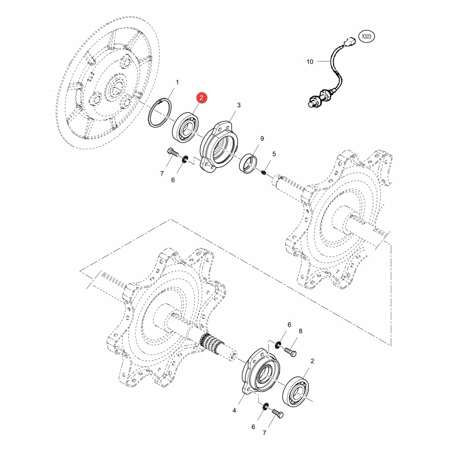 AGCO - LA28040160 - Massey Ferguson Lager 6310 2RS