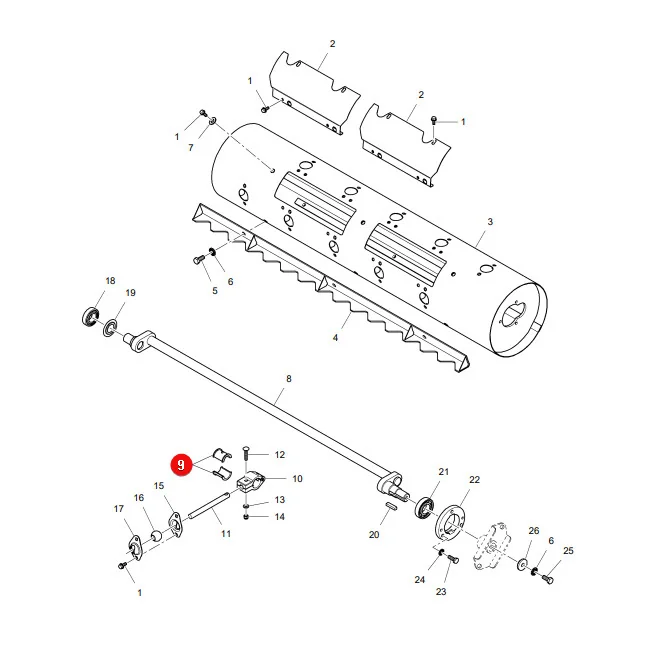 AGCO - LA300129659 - Massey Ferguson Abdeckung