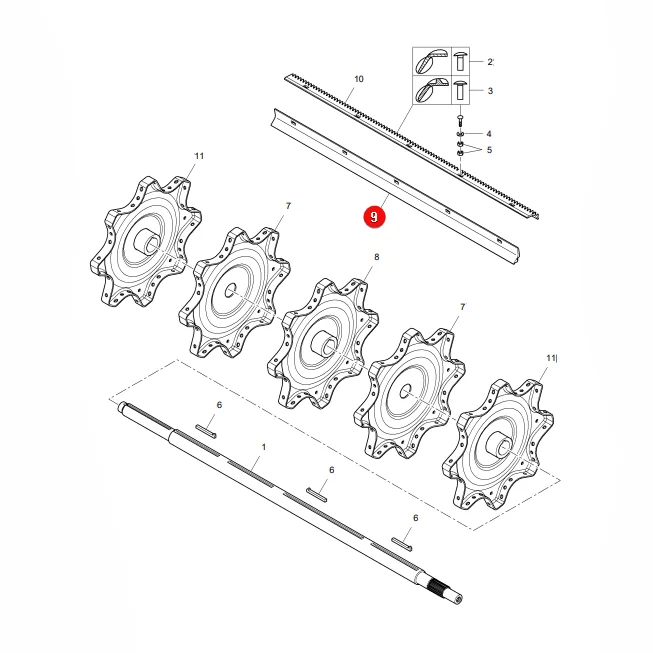 AGCO - LA311206901 - Linker Bolzen für Massey Ferguson