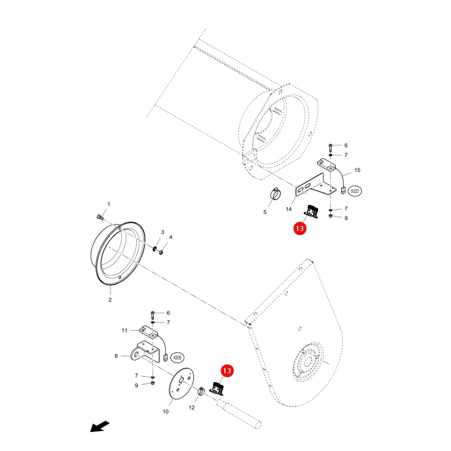 AGCO - LA321221250 - Einschaltmagnet Massey Ferguson
