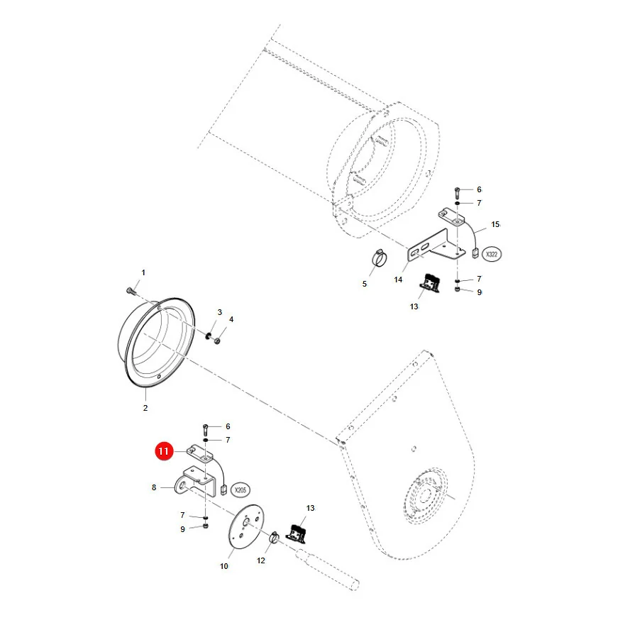 AGCO - LA321562900 - Geschwindigkeitssensor Massey Ferguson Fendt
