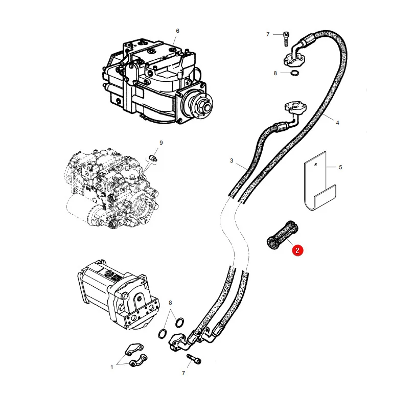 AGCO - LA321829650 - Gummibuchse Massey Ferguson