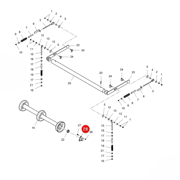AGCO - LA321833550 - Wellenlagergehäuse Massey Ferguson