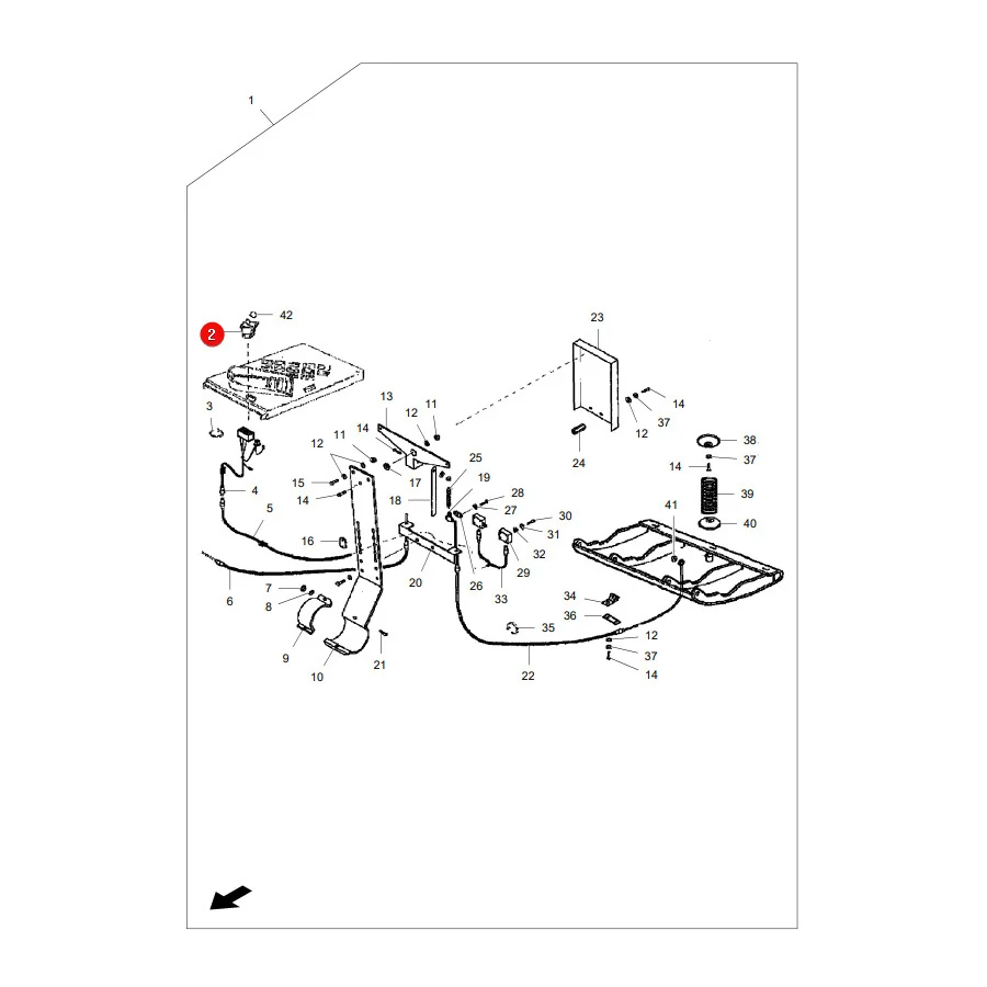 AGCO - LA321848200 - Schalter Massey Ferguson