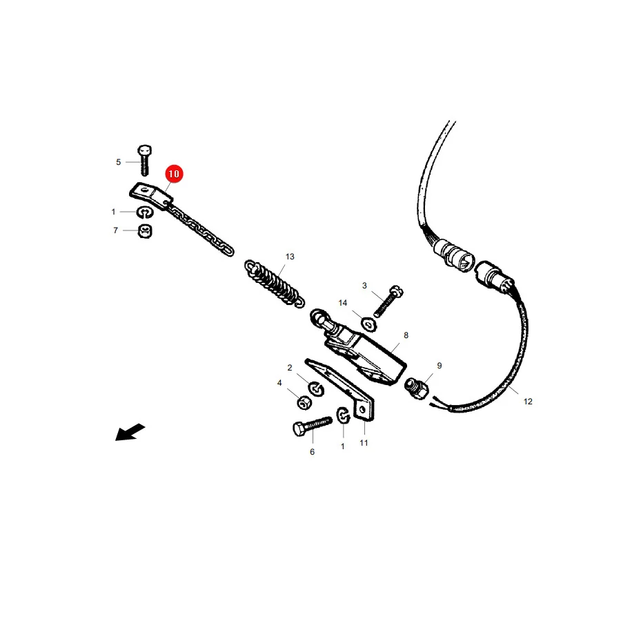AGCO - LA321944550 - Massey Ferguson Kette