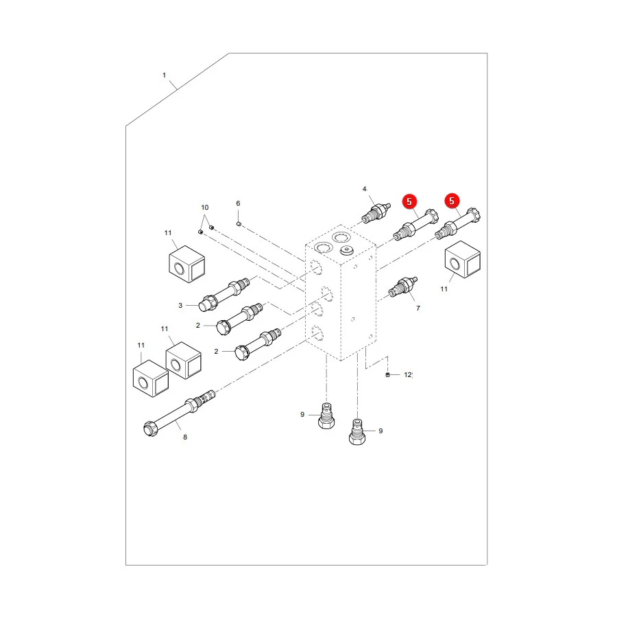 AGCO - LA322412850 - Magnetventil Massey Ferguson
