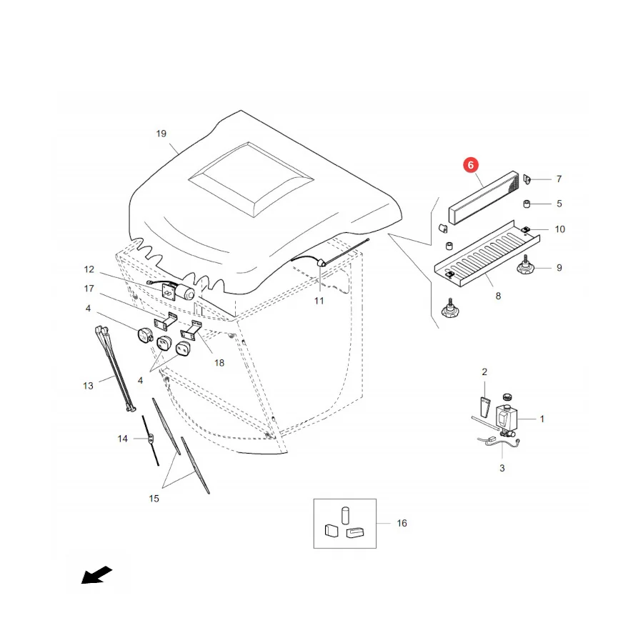 AGCO - LA322820250 - Massey Ferguson Kabinenfilter