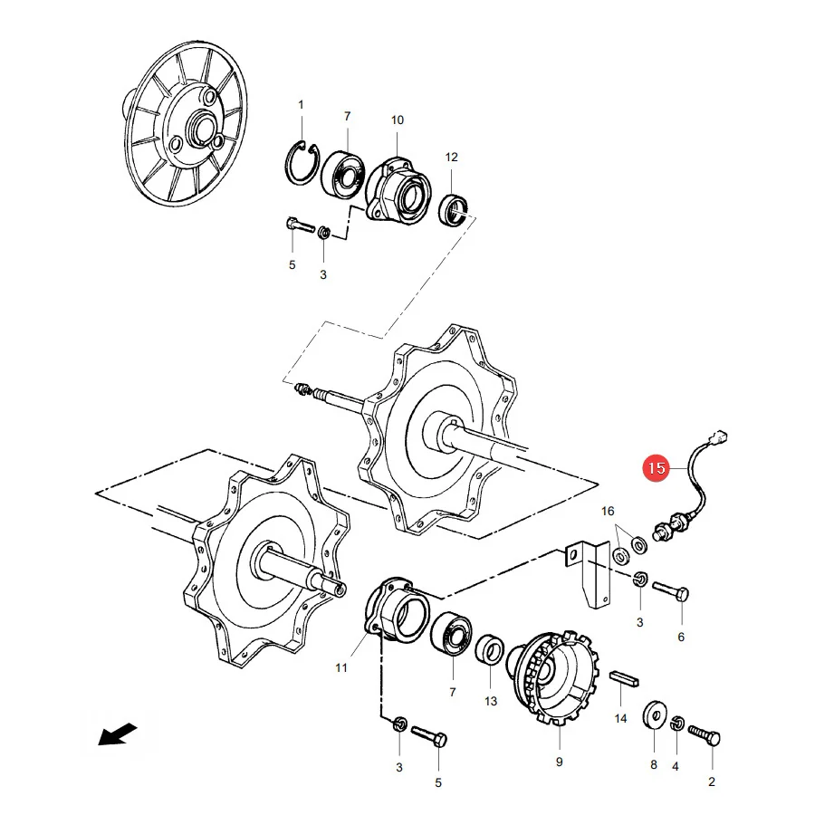 AGCO - LA322861400 - Massey Ferguson Geschwindigkeitssensor