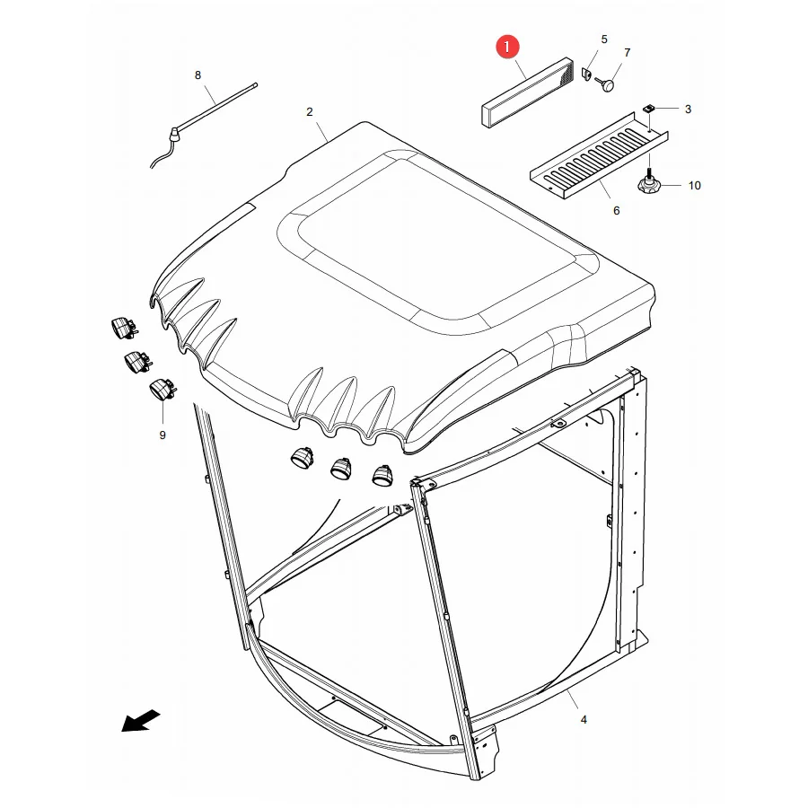AGCO - LA323226350 - Massey Ferguson  Kabinenfilter