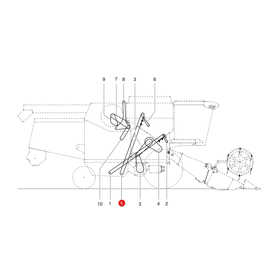 AGCO - LA323288100 - Massey Ferguson Getreideförderkette