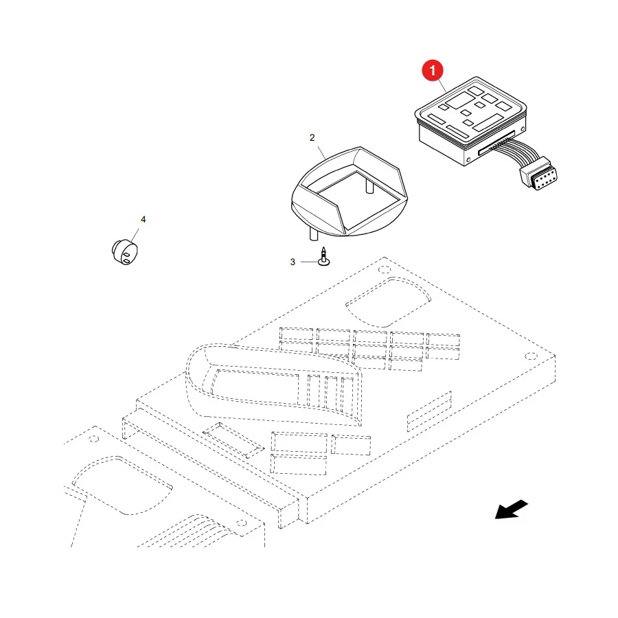 AGCO - LA323288600 - Massey Ferguson Paneel