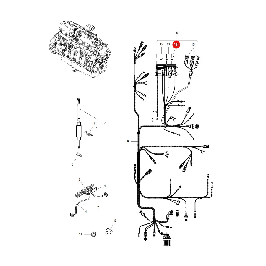AGCO - LA323654800 - Modul Massey Ferguson