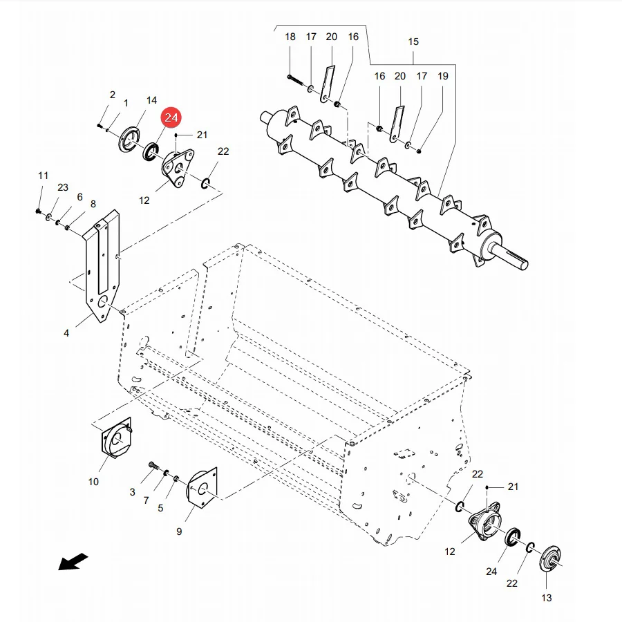 AGCO - LA340403646 - Pendelkugellager Massey Ferguson