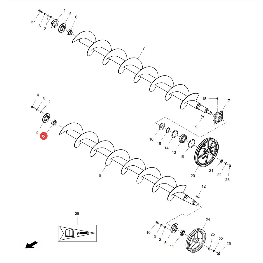 AGCO - LA340411205 - Pendellager Massey Ferguson
