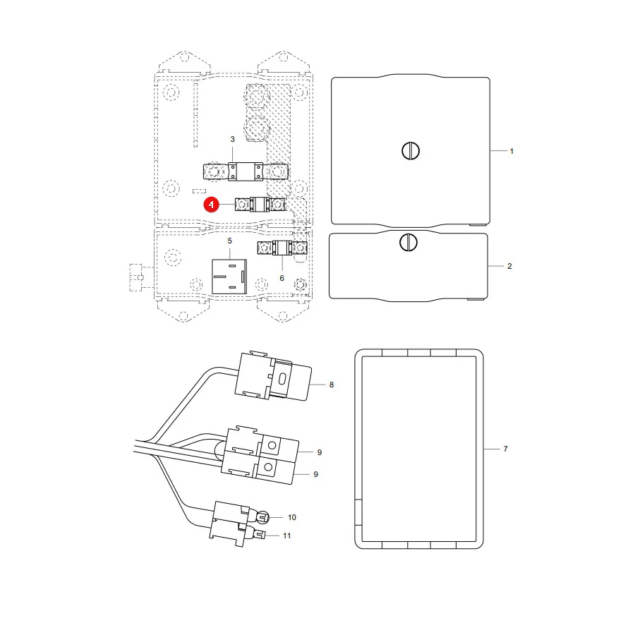 AGCO - LA430210650 - Massey Ferguson 30A Sicherung