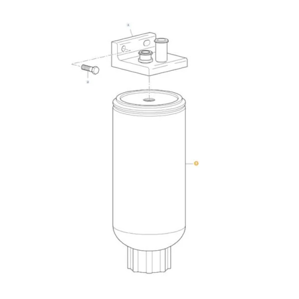 AGCO - LA504048025 - Kraftstofffilter mit Wasserabscheider Massey Ferguson