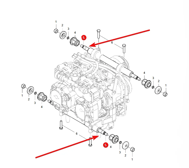 AGCO - M222PP0101050 - Vario-Getriebe-Aufhängungsstange Fendt