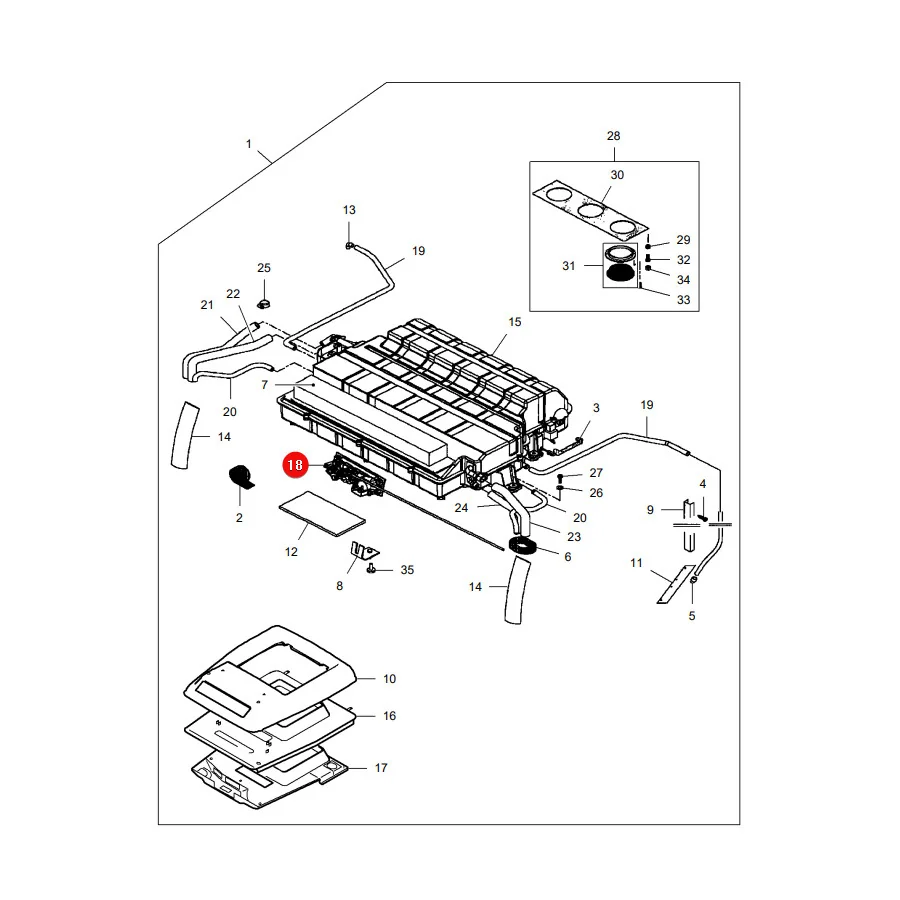 AGCO - V36551310 - Massey Ferguson  Klimaanlagen-Bedienfeld