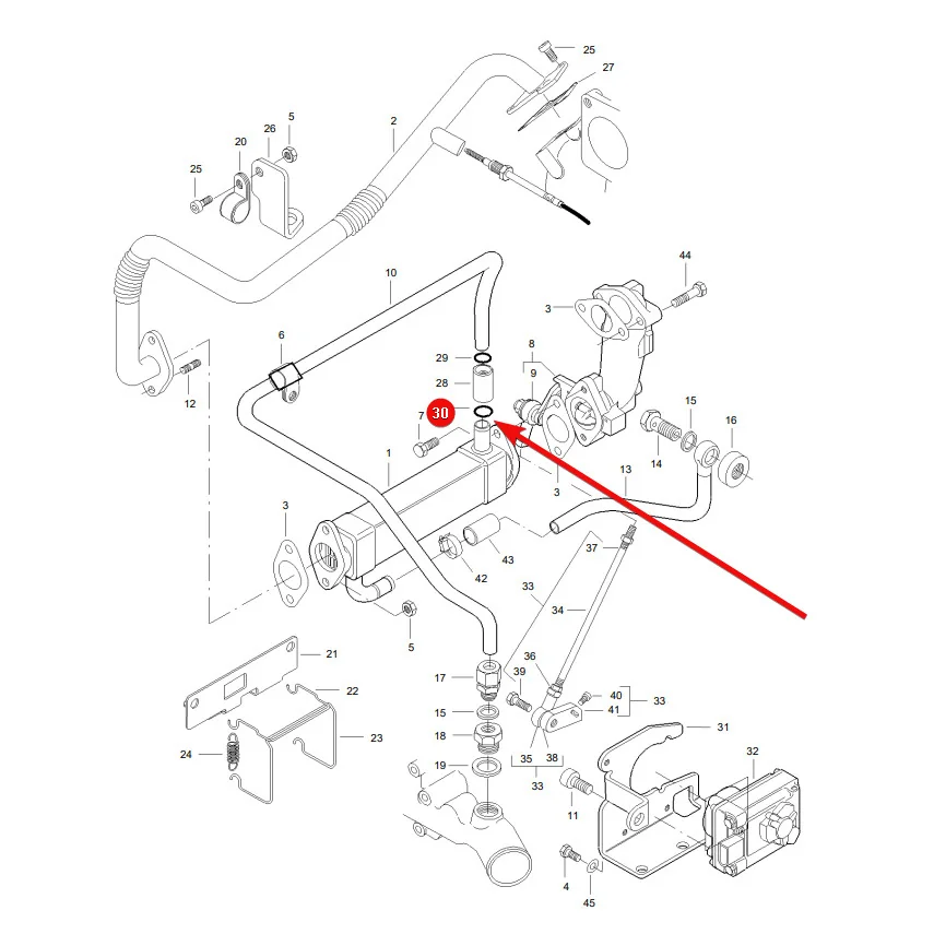 AGCO - V614601624 - Massey Ferguson  AGR-O-Ring
