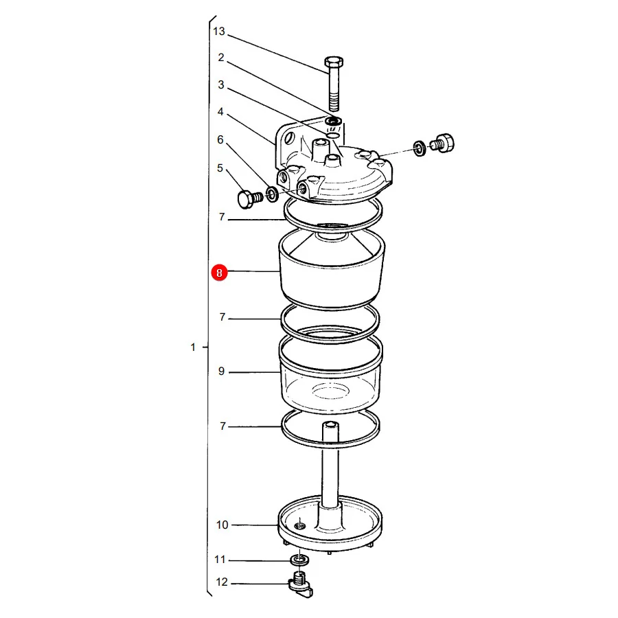 AGCO - V835339420 - Massey Ferguson Kraftstofffilter