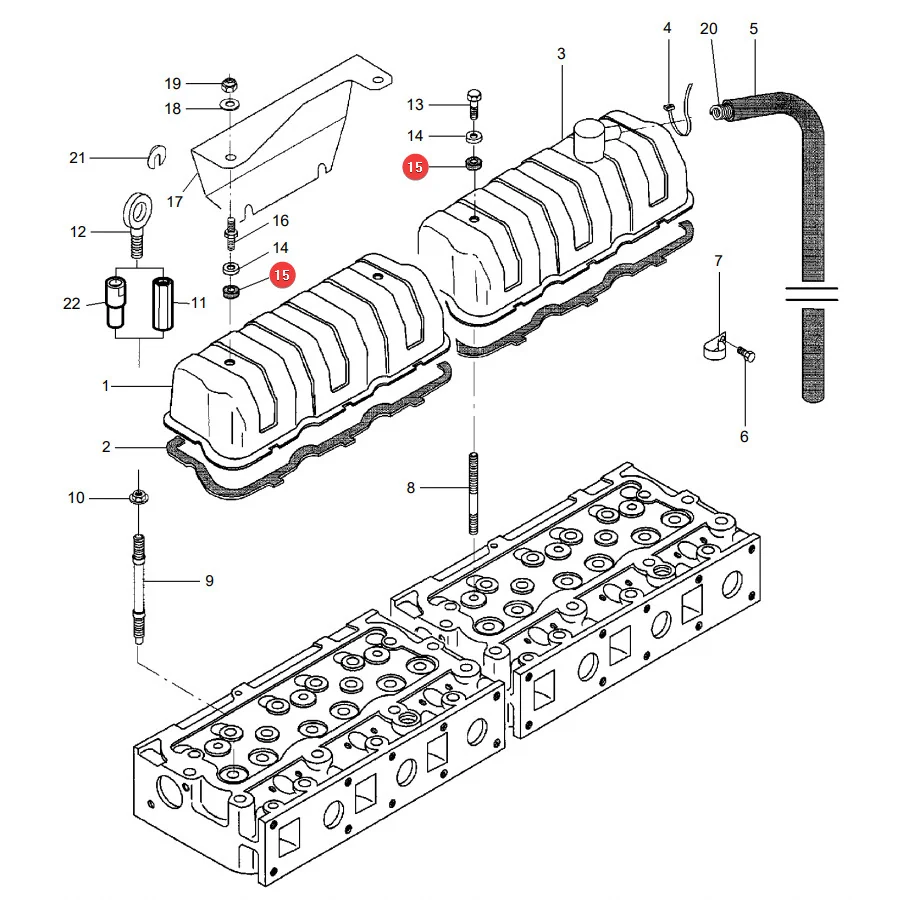 AGCO - V836012841 - Massey Ferguson Gummibuchse